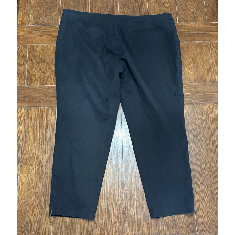 Eileen Fischer Women’s Size XL Black Cotton Dress Pants NWOT - Picture 3 of 3